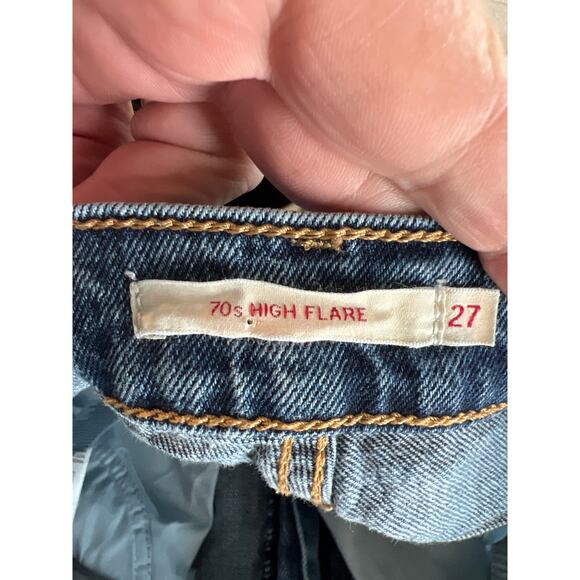 Vintage Levi’s women’s size 27 70’s high rise flare jeans - Picture 3 of 5